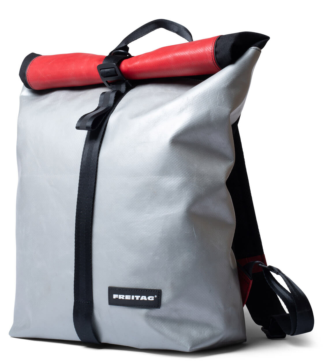 Freitag Backpack Clapton silver/red