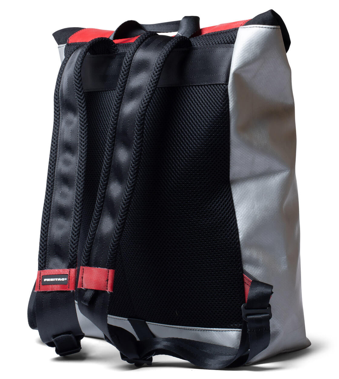 Freitag Backpack Clapton silver/red