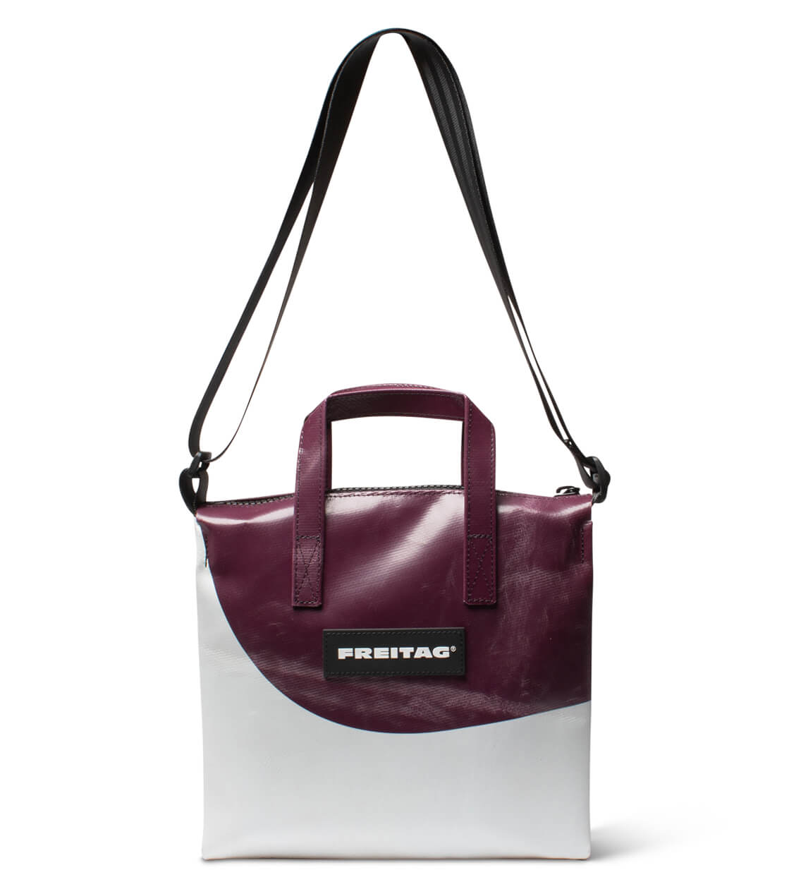 freitag fahrradtaschen Freitag Bag Ruby purple/white – ROLLING ROCK SHOP