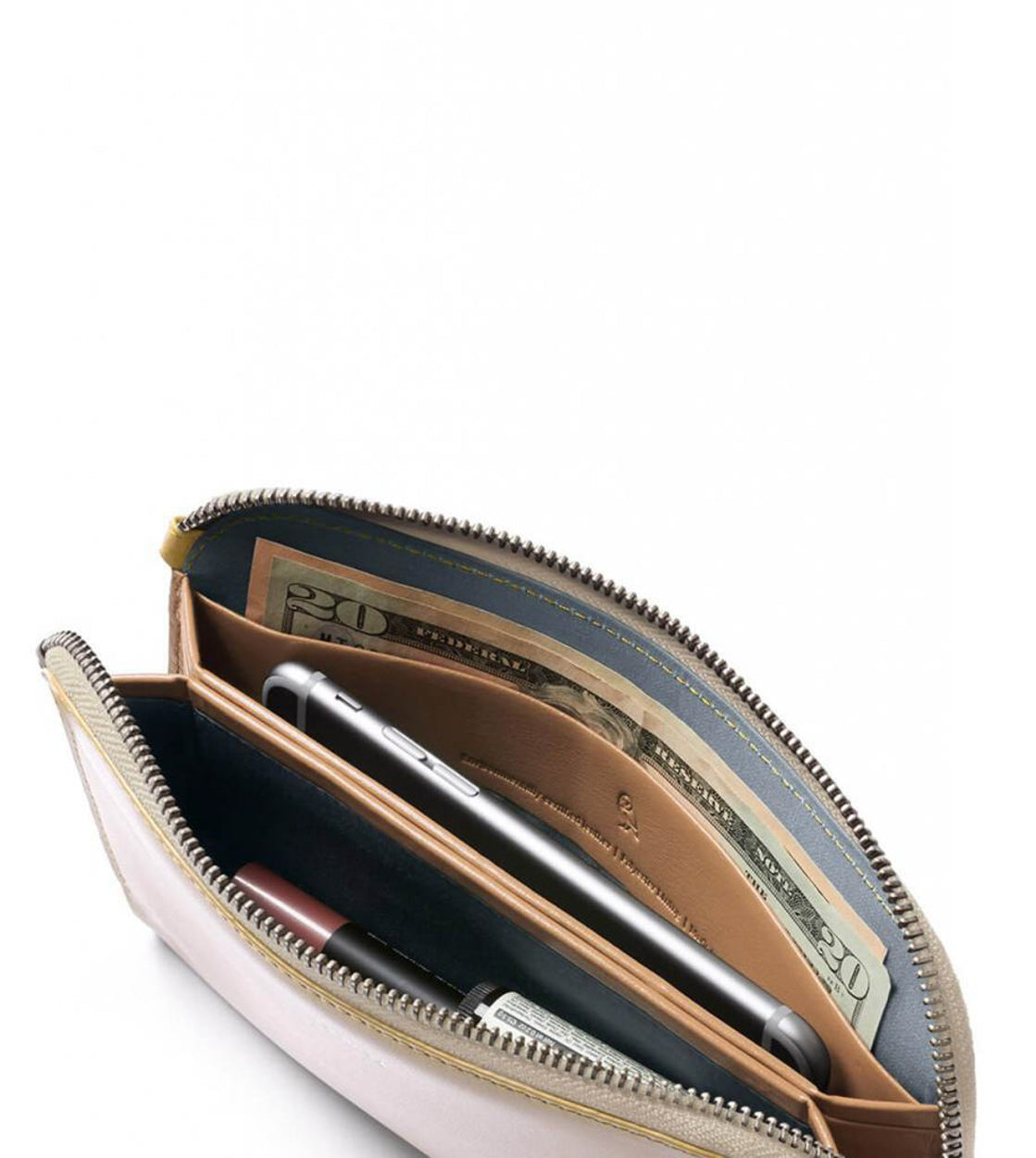 Bellroy Clutch yellow lemon