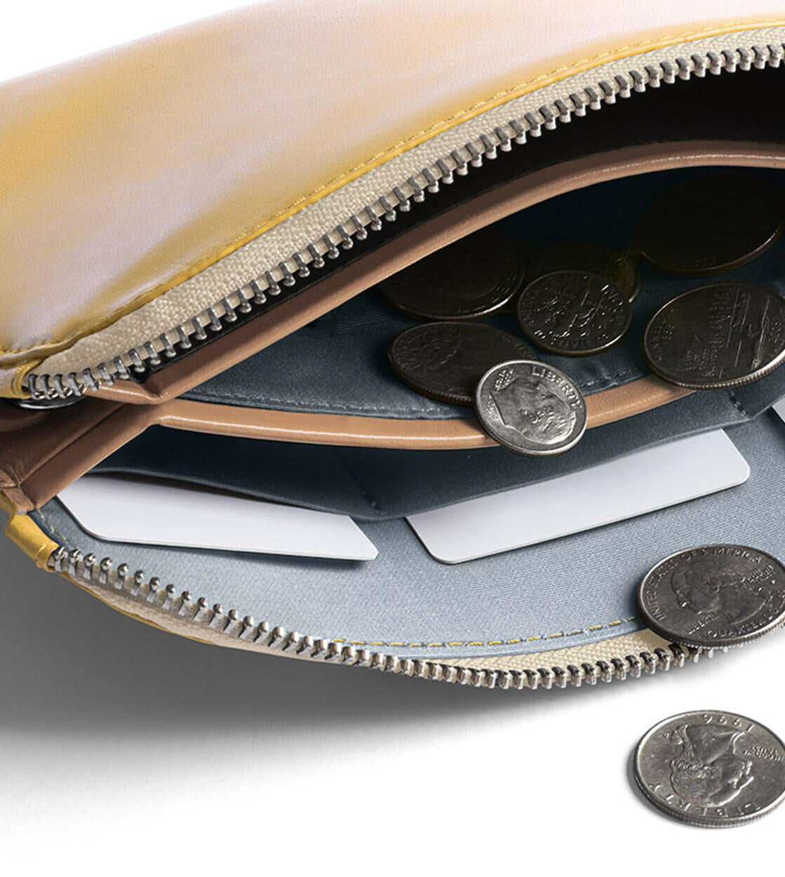 Bellroy Clutch yellow lemon