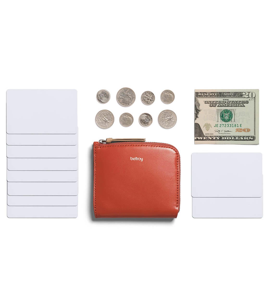 Bellroy Wallet Pocket Mini red tangelo