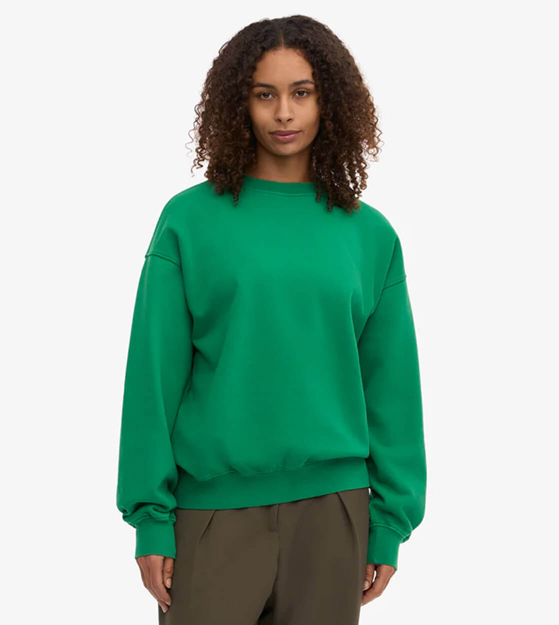 Colorful Standard W Sweater Oversized CS1012 green kelly – ROLLING