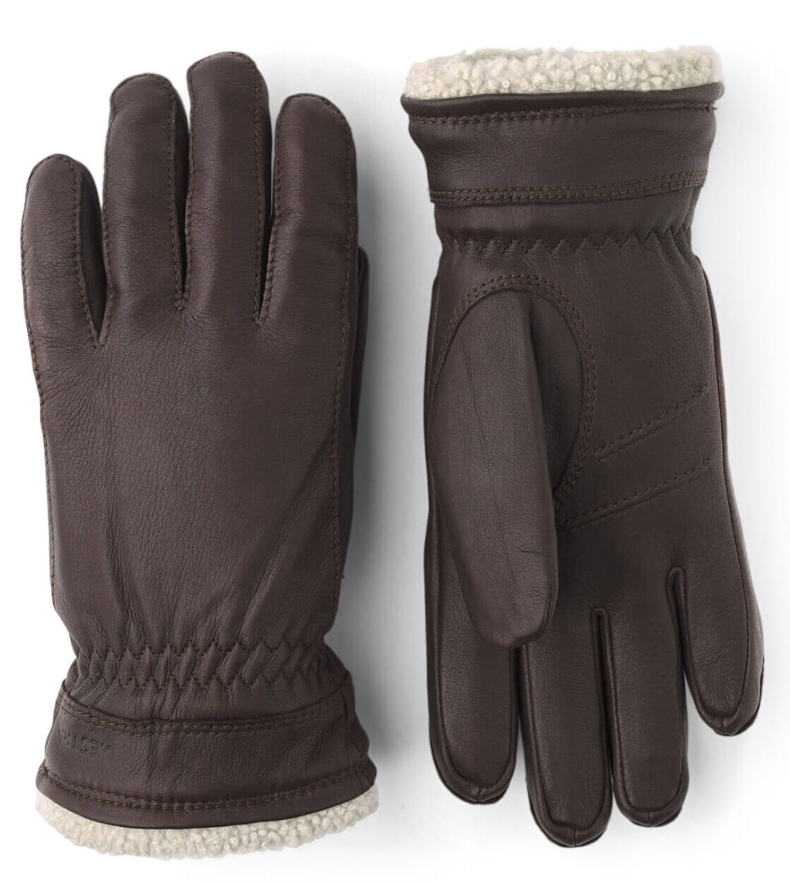 hestra deerskin handschuhe Hestra W Gloves Deerskin Primaloft brown dark – ROLLING ROCK SHOP