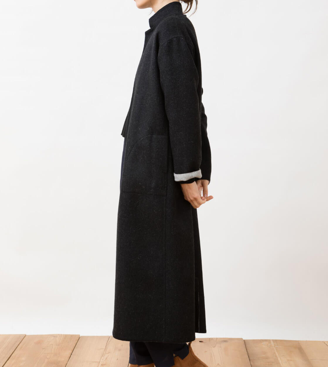 Jungle Folk W Coat Alice Reversible grey/black