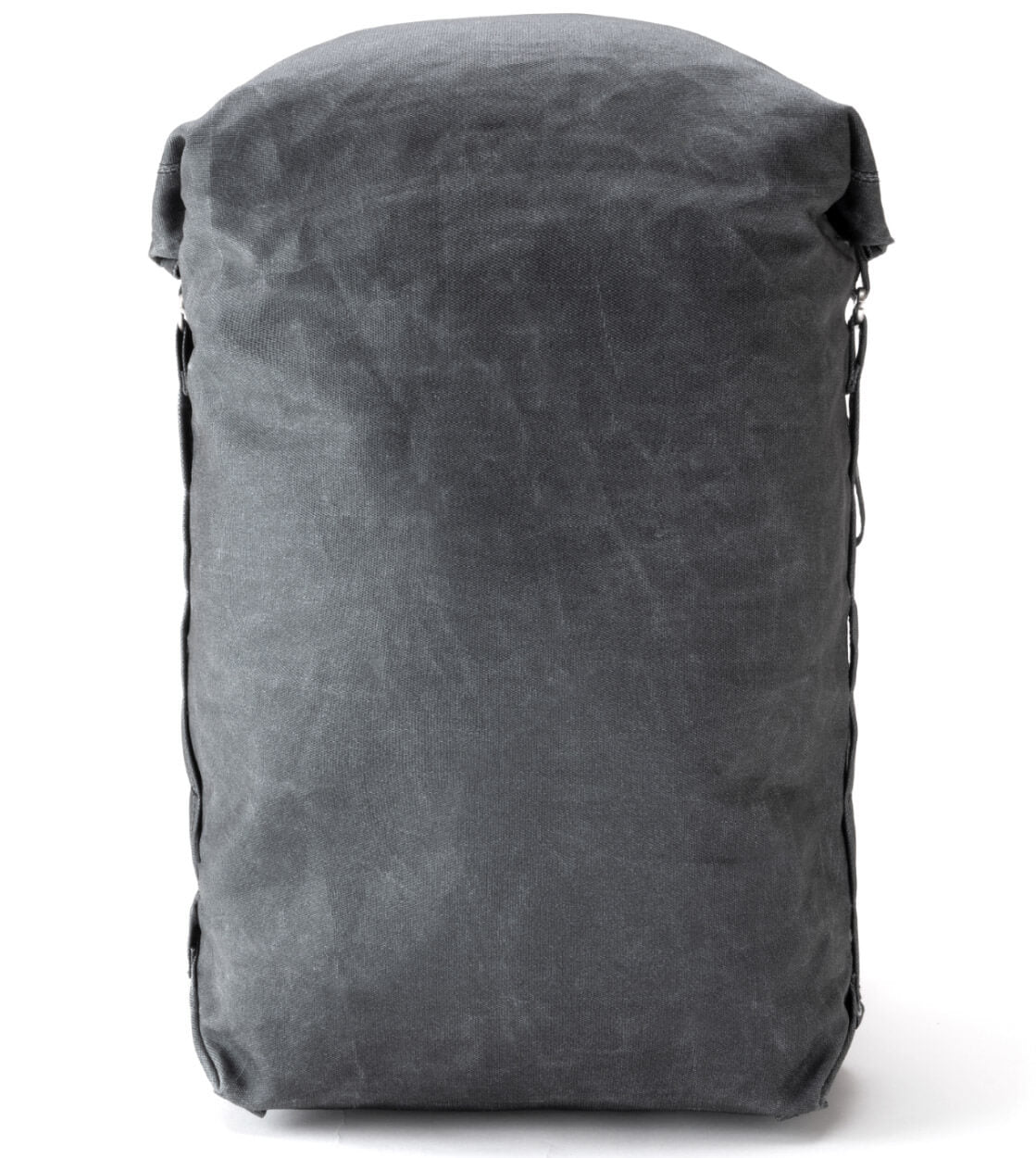 Qwstion Backpack Roll Pack black waxed