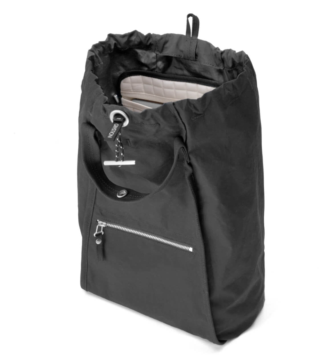 Qwstion Bag Medium Bucket raven