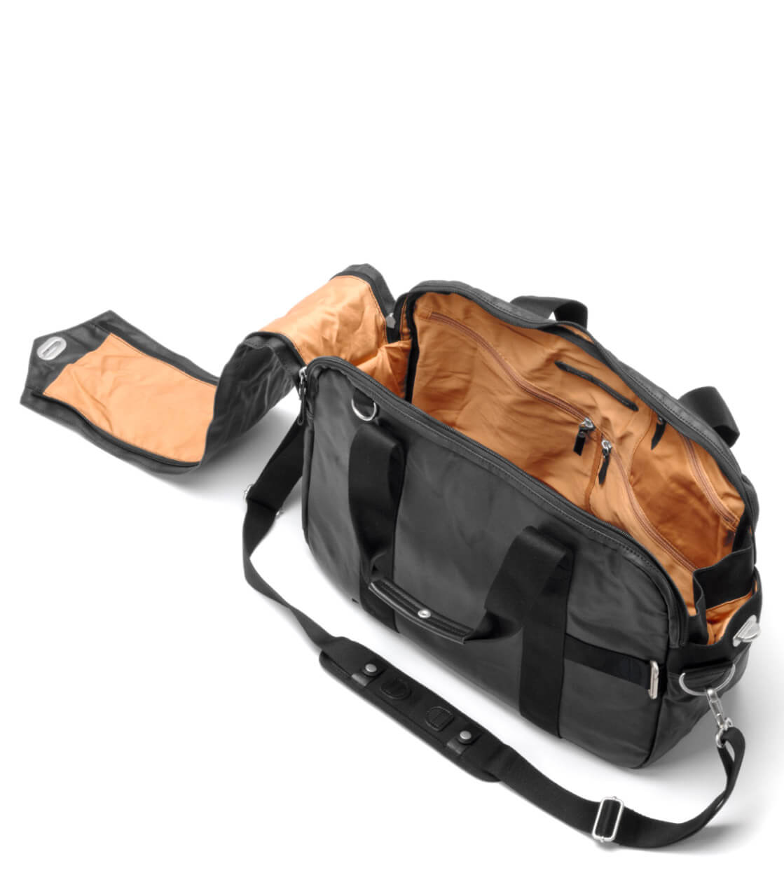 Qwstion Bag Weekender organic jet black
