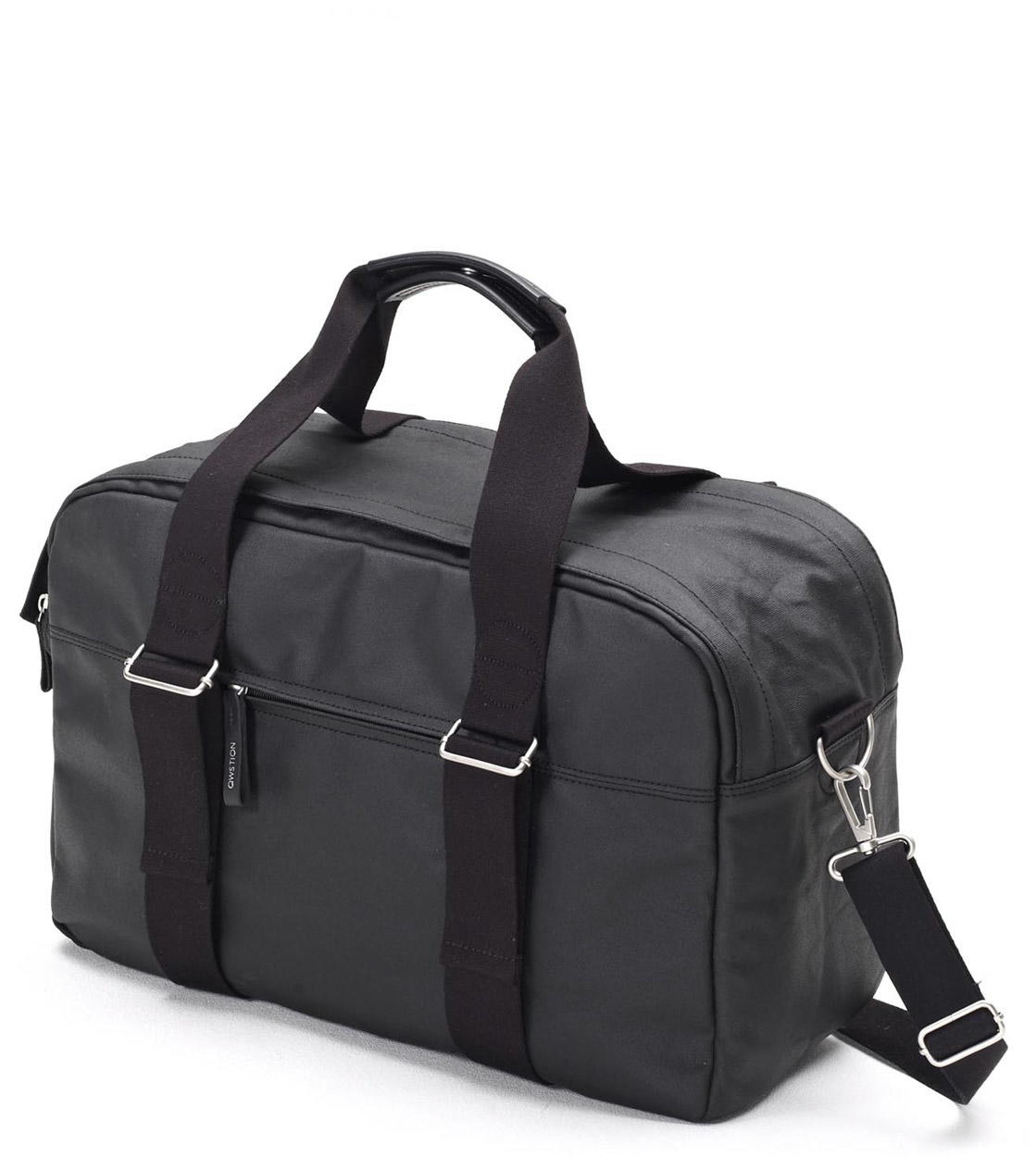 Qwstion Bag Weekender organic jet black