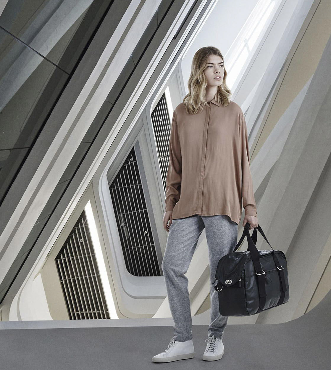 Qwstion Bag Weekender organic jet black