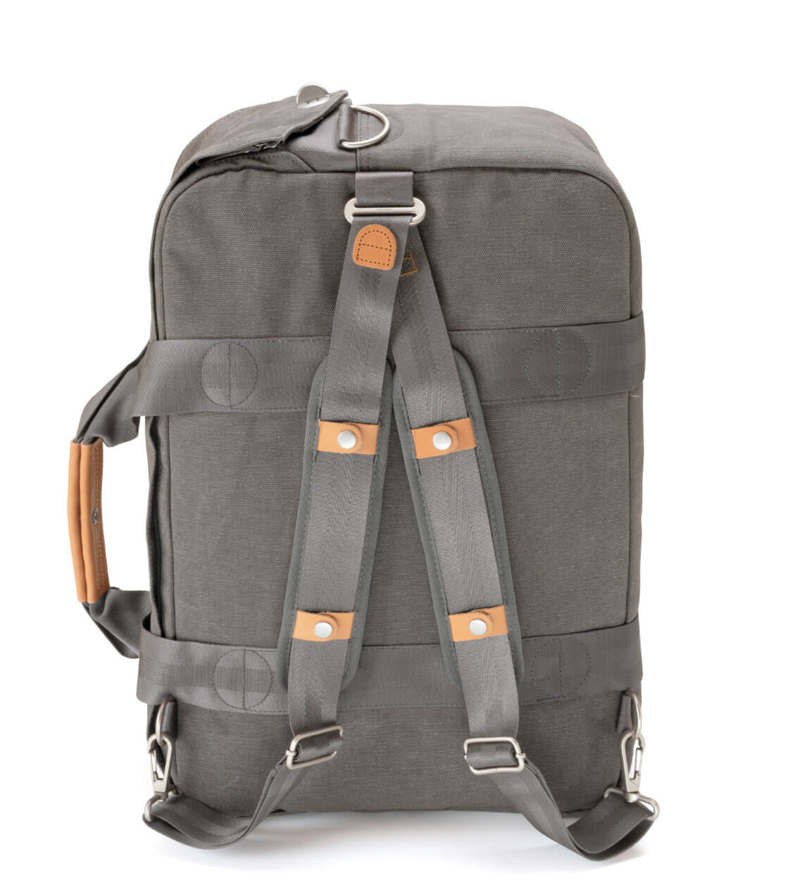 Qwstion Bag Weekender organic washed grey