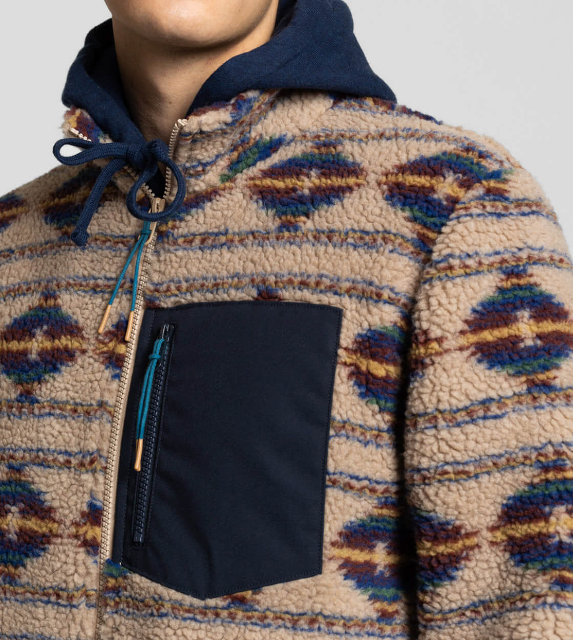 Revolution Jacket 7743 beige multi/offwhite