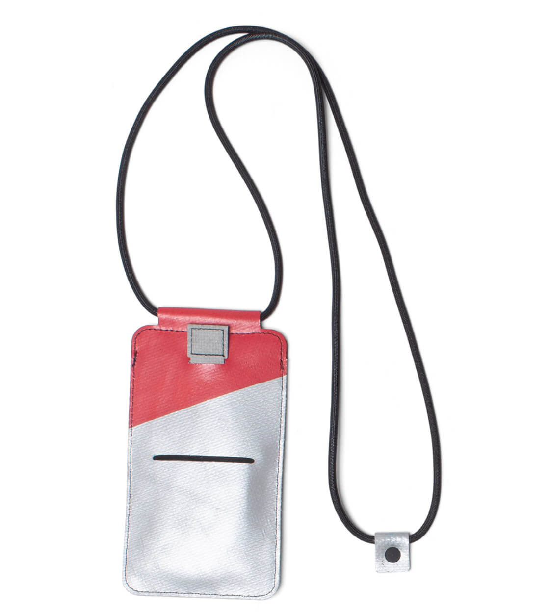 Freitag Myphone Pouch Robin silver/red/white