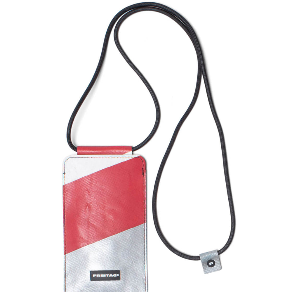 Freitag Myphone Pouch Robin silver/red/white