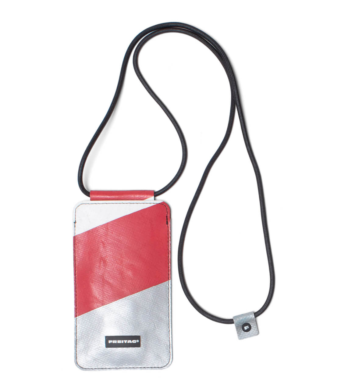 Freitag Myphone Pouch Robin silver/red/white