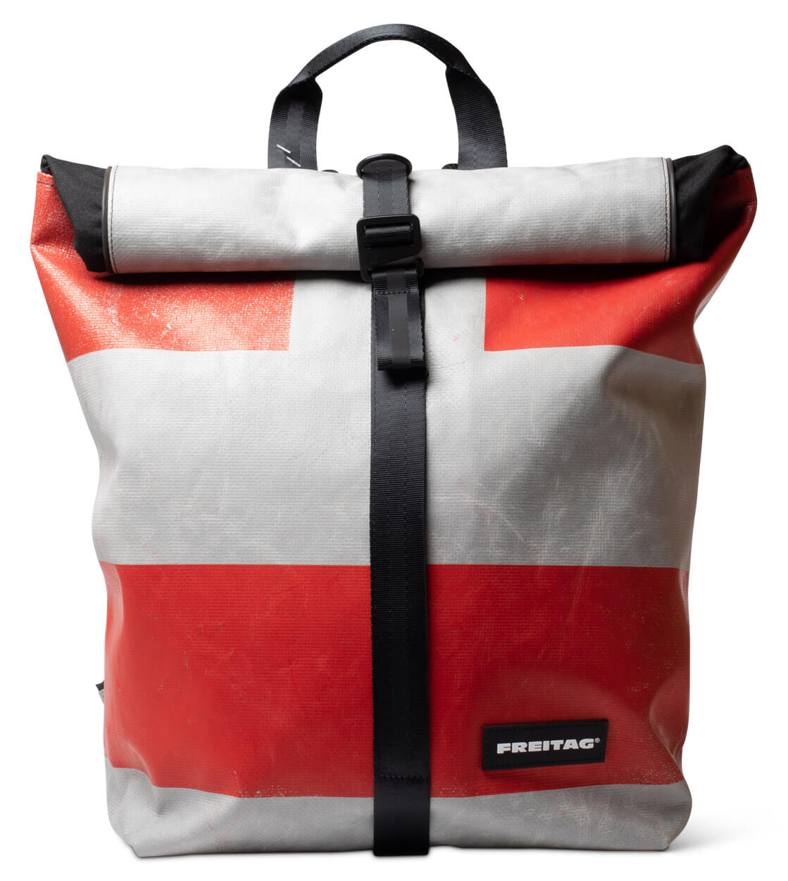 Freitag Backpack Clapton silver/red