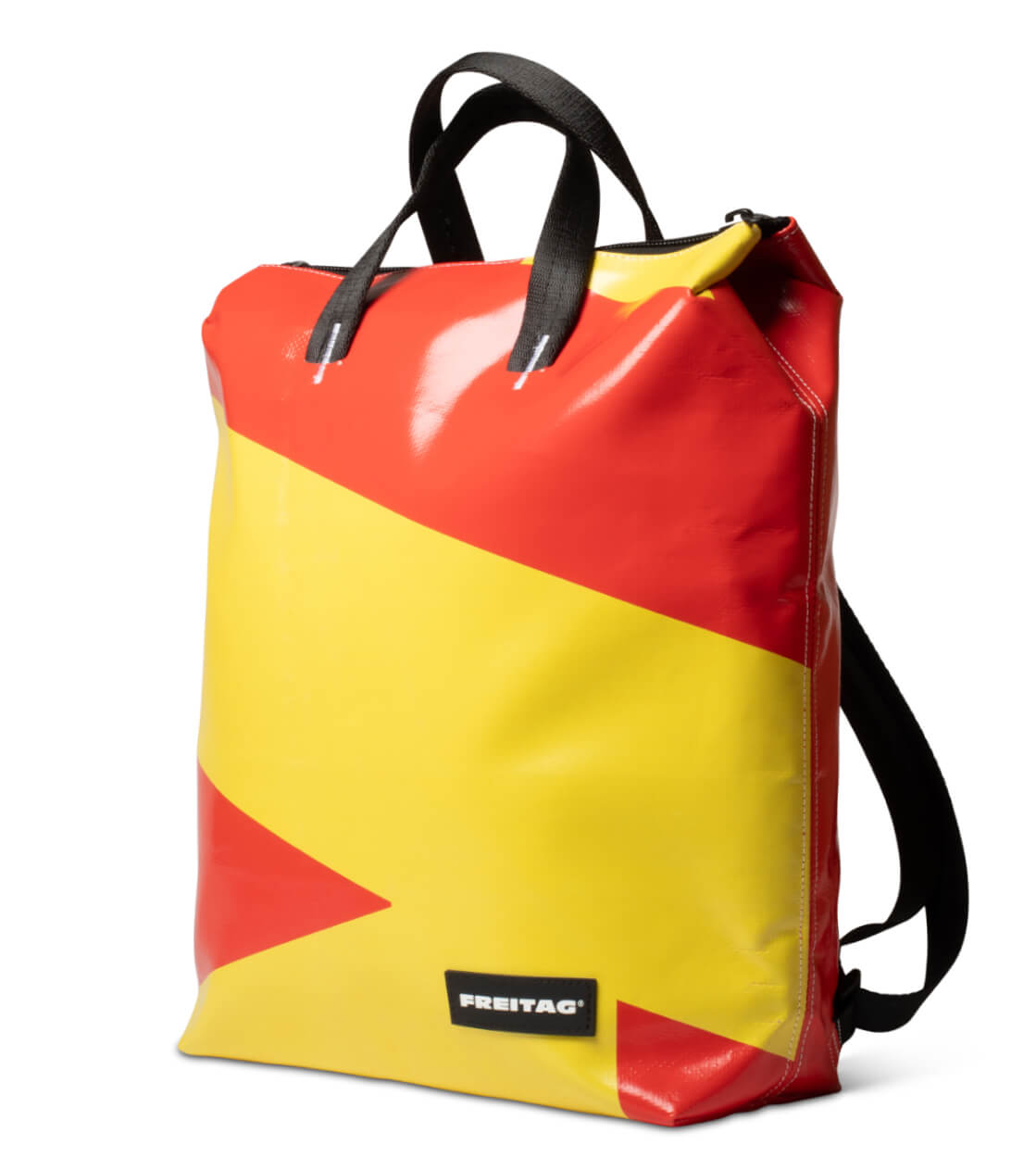 Freitag Backpack Pete red/yellow