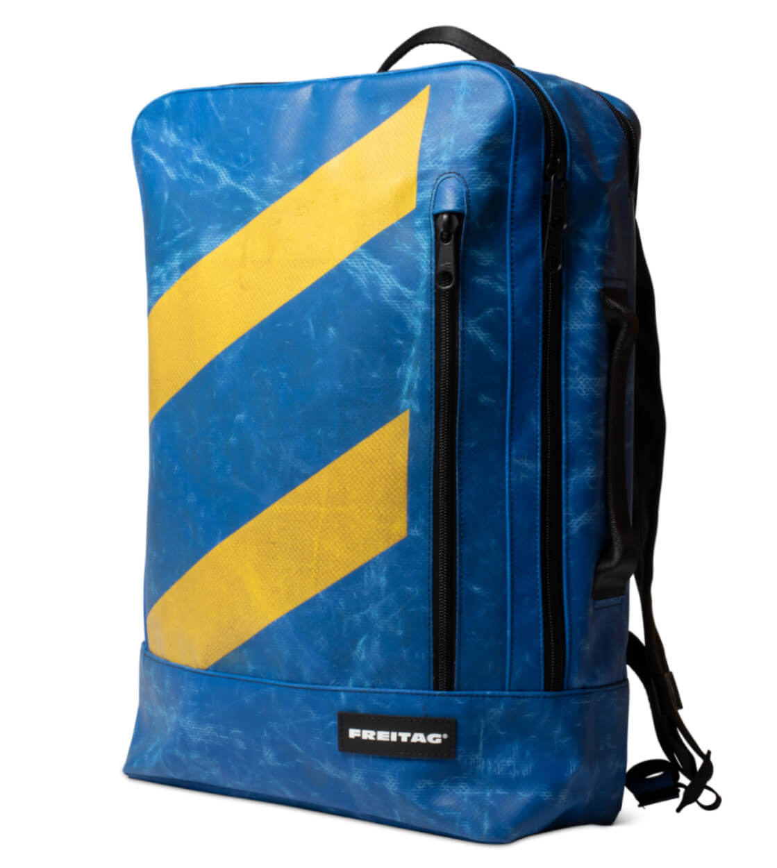 Freitag Backpack Hazzard blue/yellow