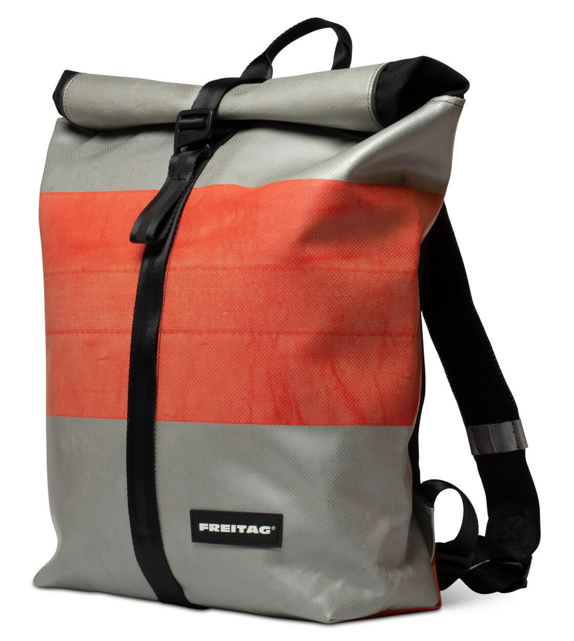 Freitag Backpack Clapton silver/red