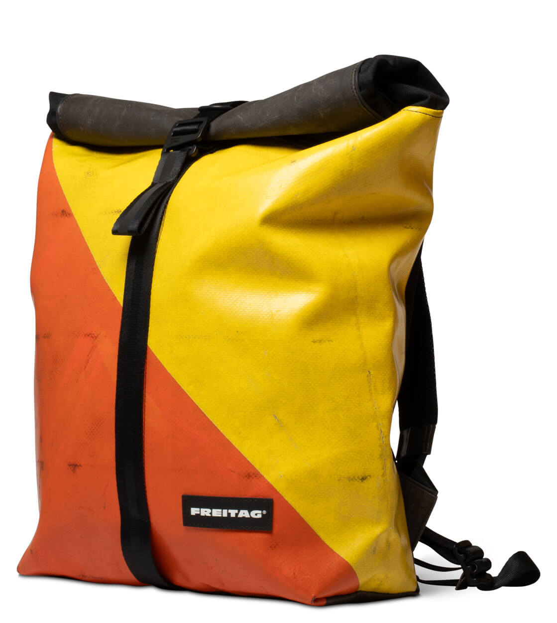 Freitag Backpack Clapton orange/yellow/brown