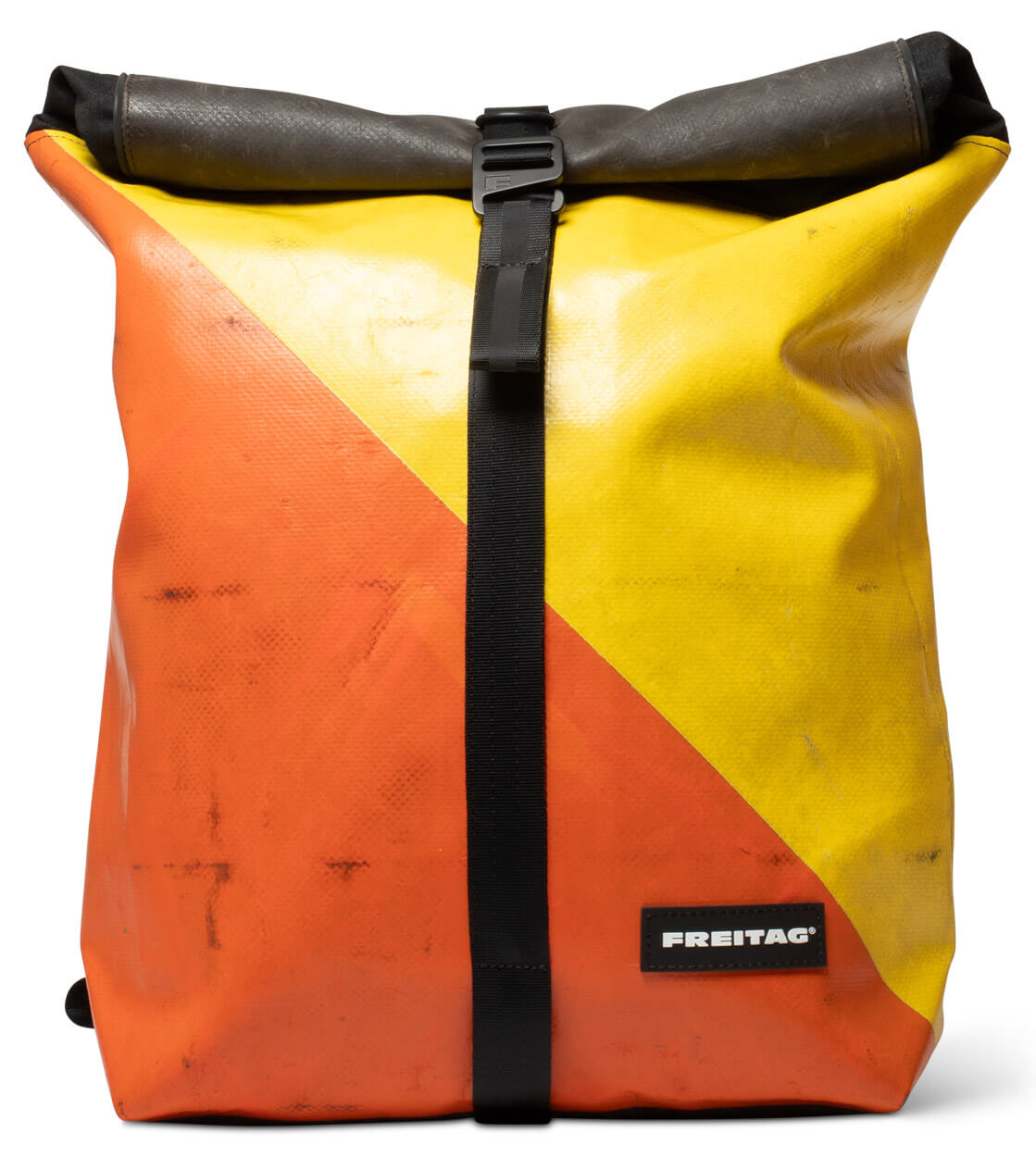 Freitag Backpack Clapton orange/yellow/brown