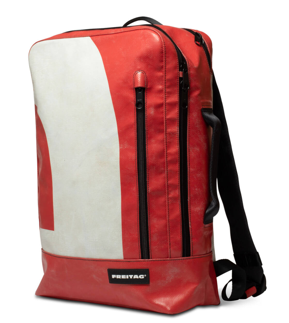 Freitag Backpack Hazzard red/white