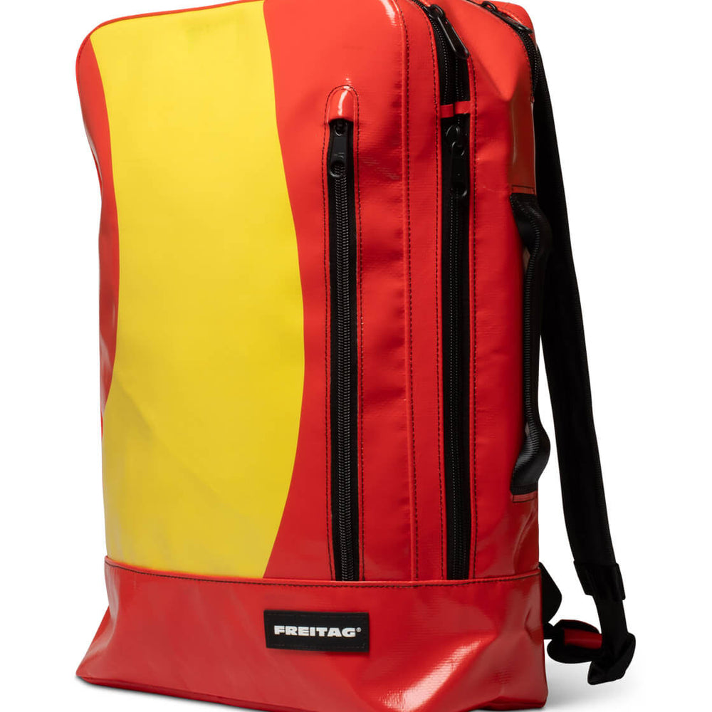 Freitag Backpack Hazzard red/yellow