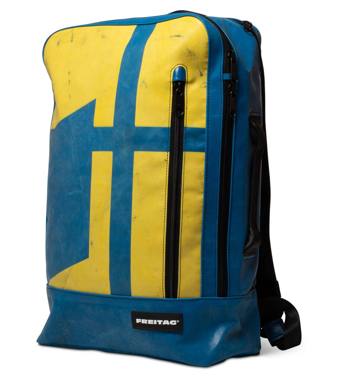 Freitag Backpack Hazzard blue/yellow