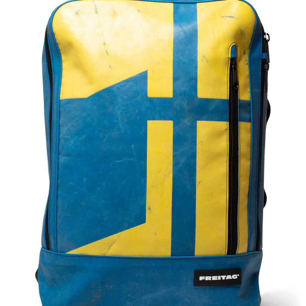 Freitag Backpack Hazzard blue/yellow