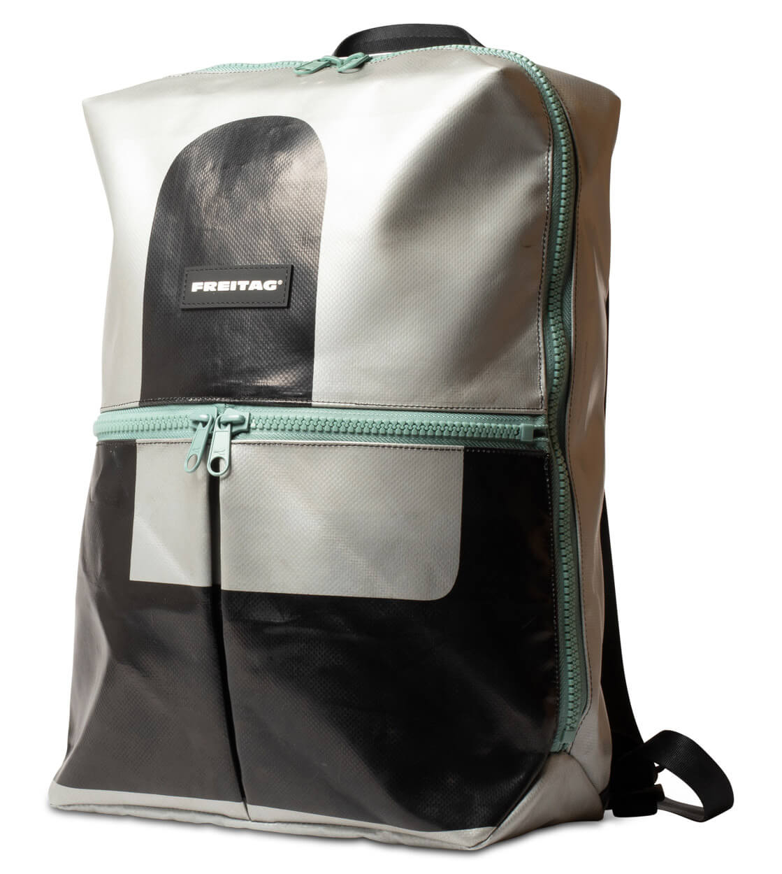 Freitag Backpack Fringe silver/black/green