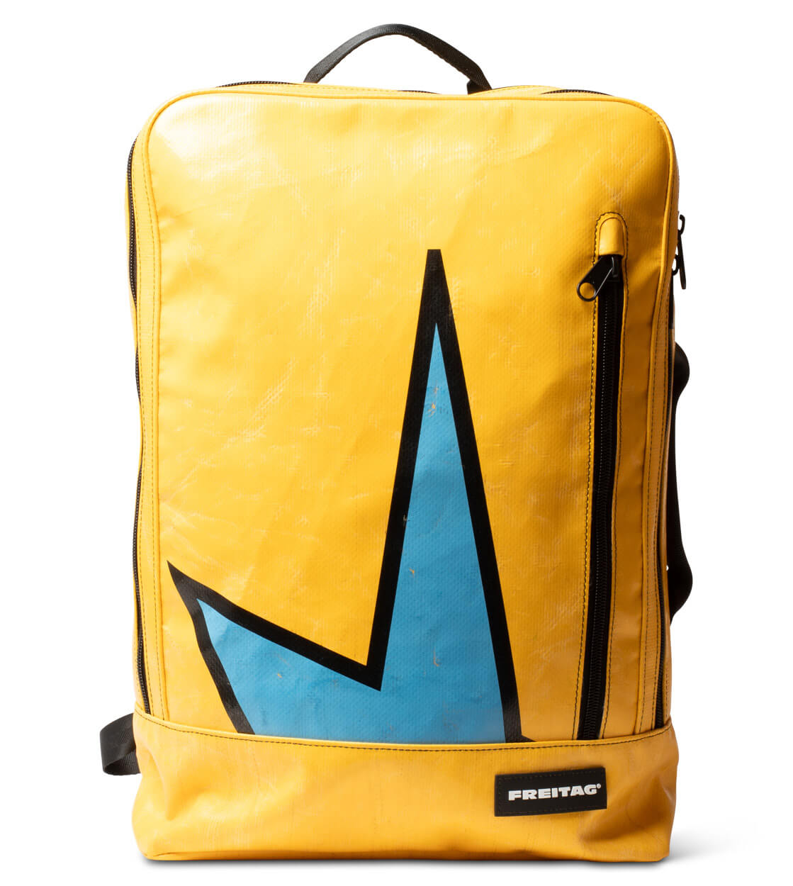 Freitag Backpack Hazzard yellow/blue/black