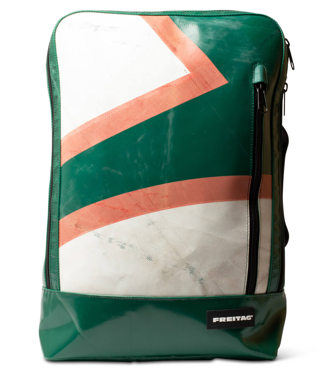 Freitag Backpack Hazzard green/white/red