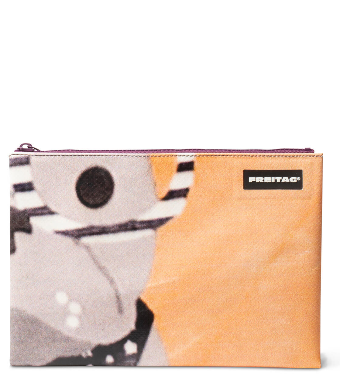 Freitag Pouch Chuck purple/orange/black/white