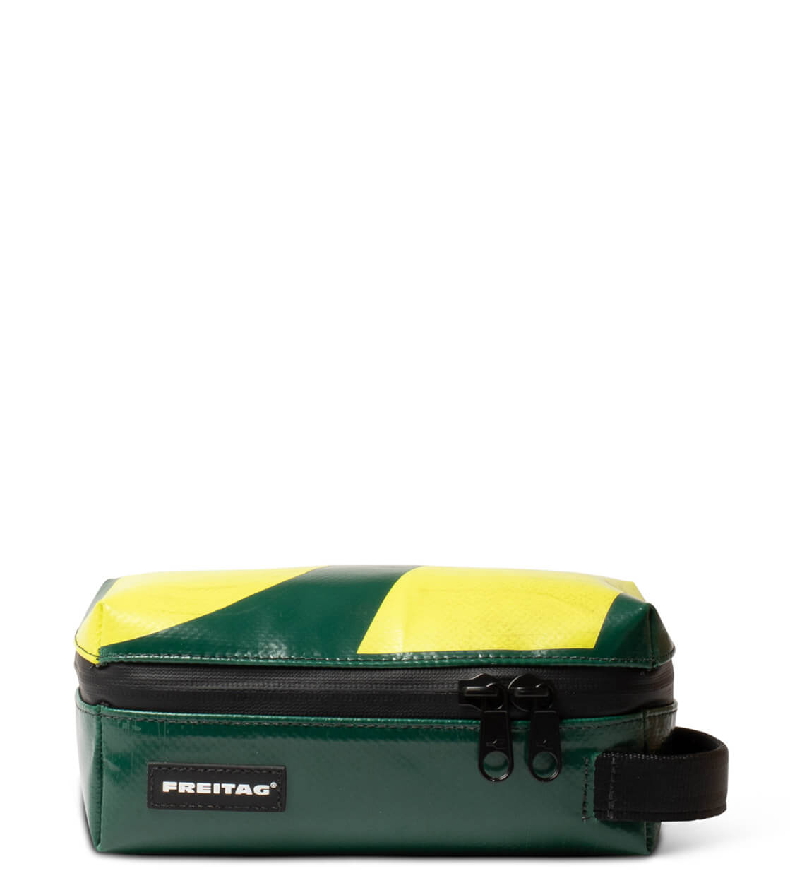 Freitag Toiletry Kit Cheyenne green/yellow