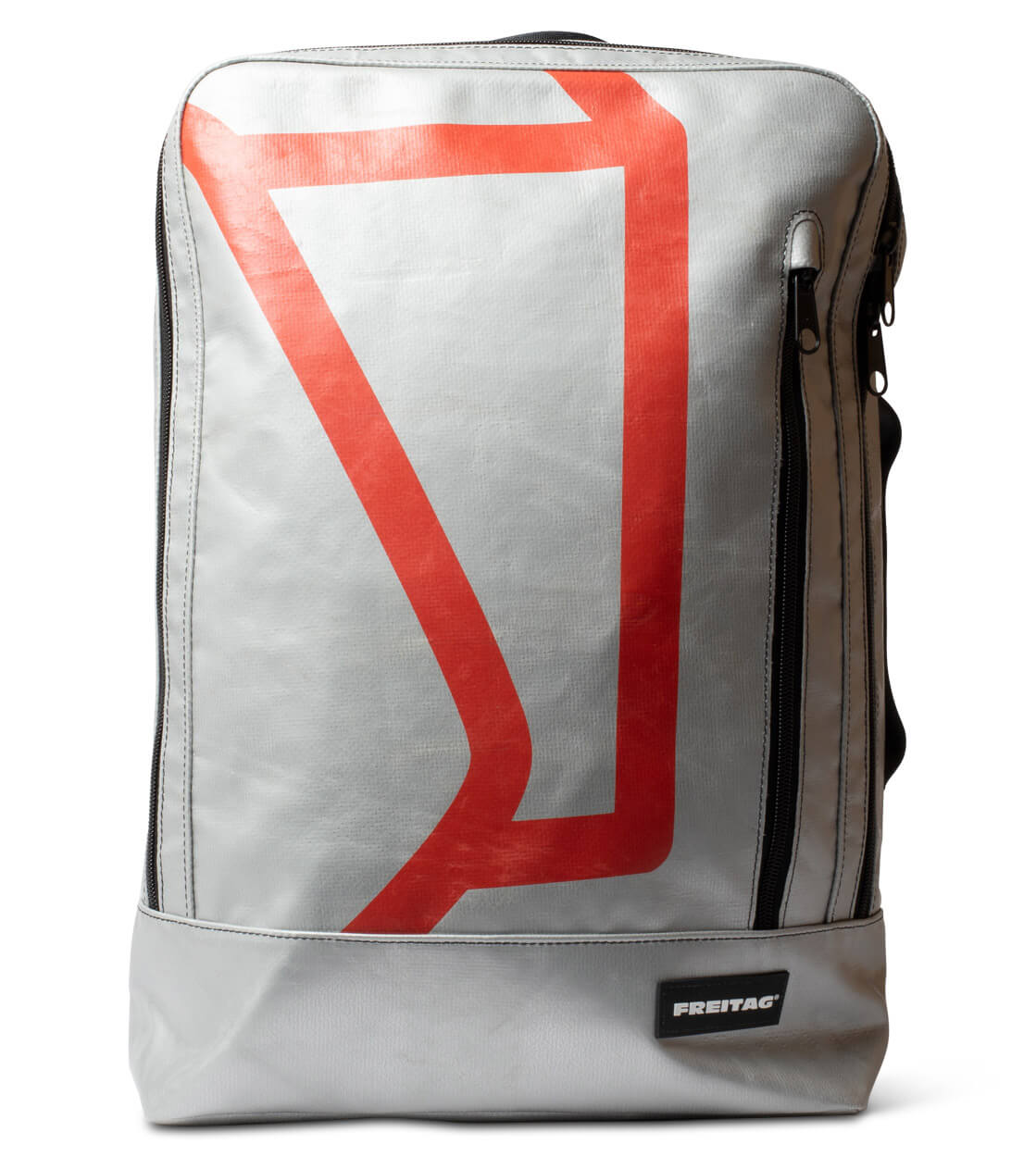 Freitag Backpack Hazzard silver/red