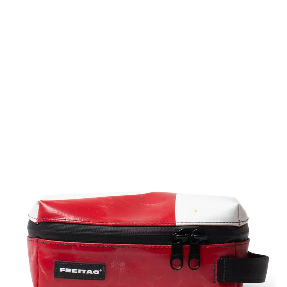 Freitag Toiletry Kit Cheyenne red/white