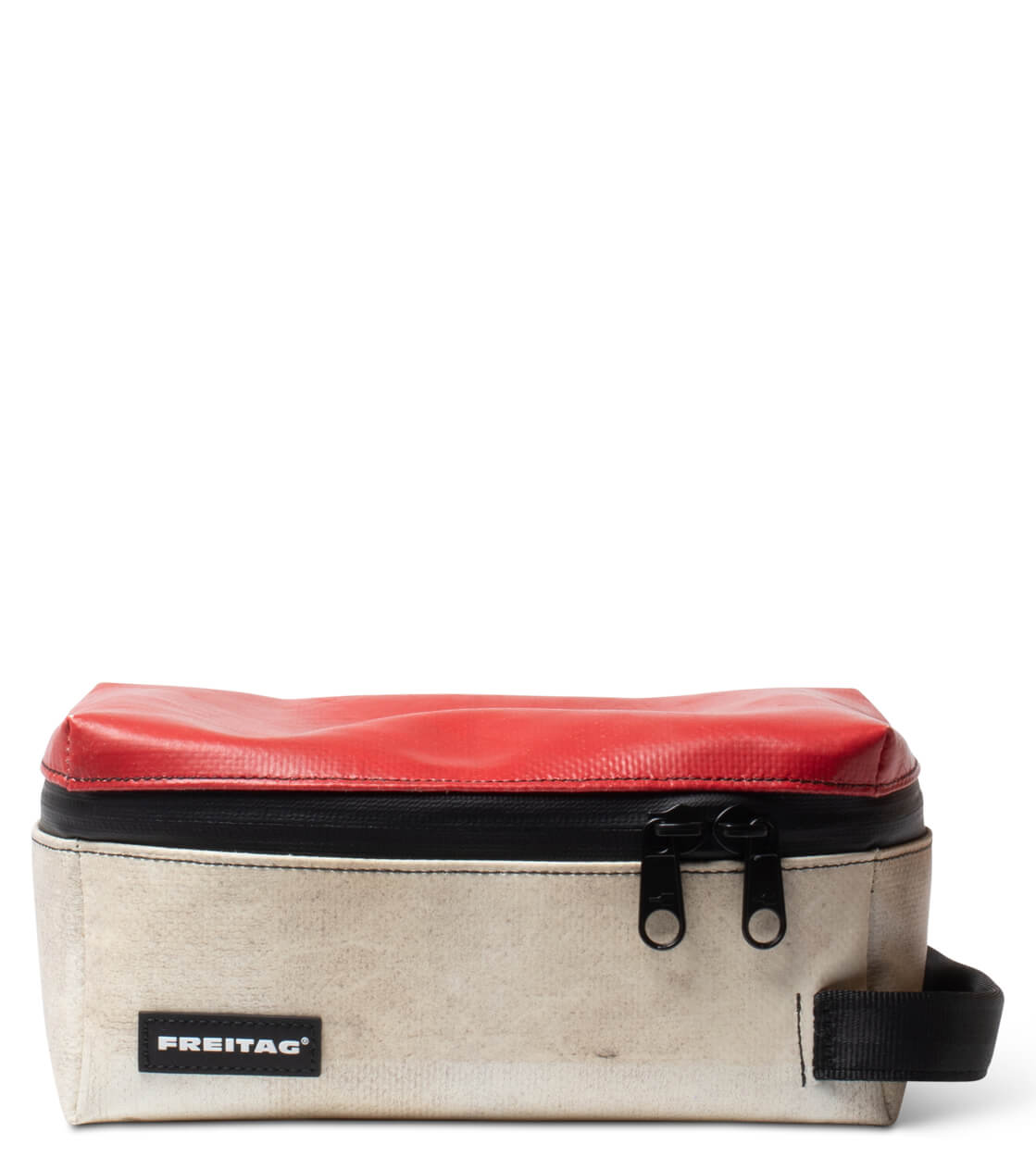 Freitag Toiletry Kit Wayne white/red