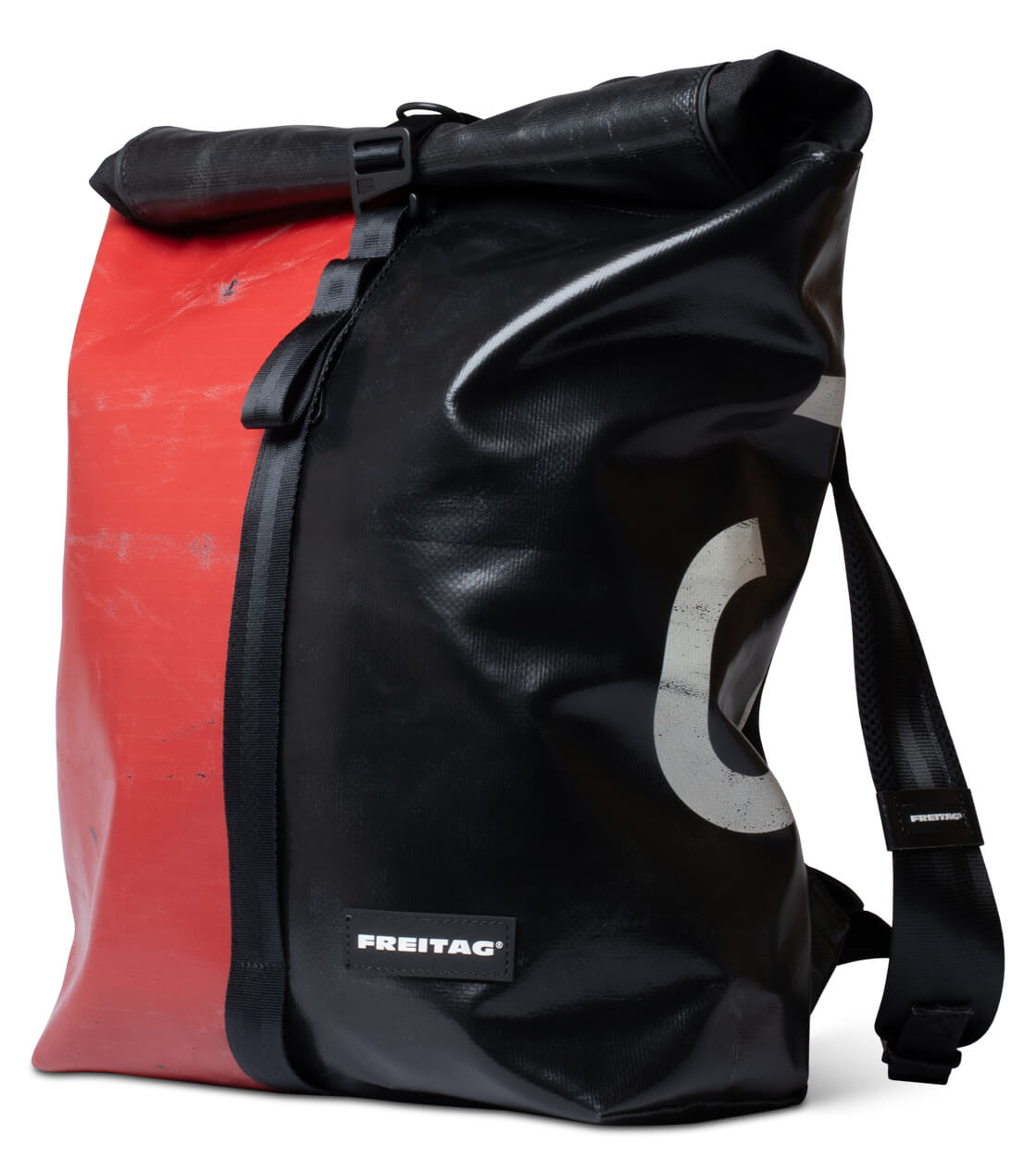 Freitag Backpack Clapton black/red/white