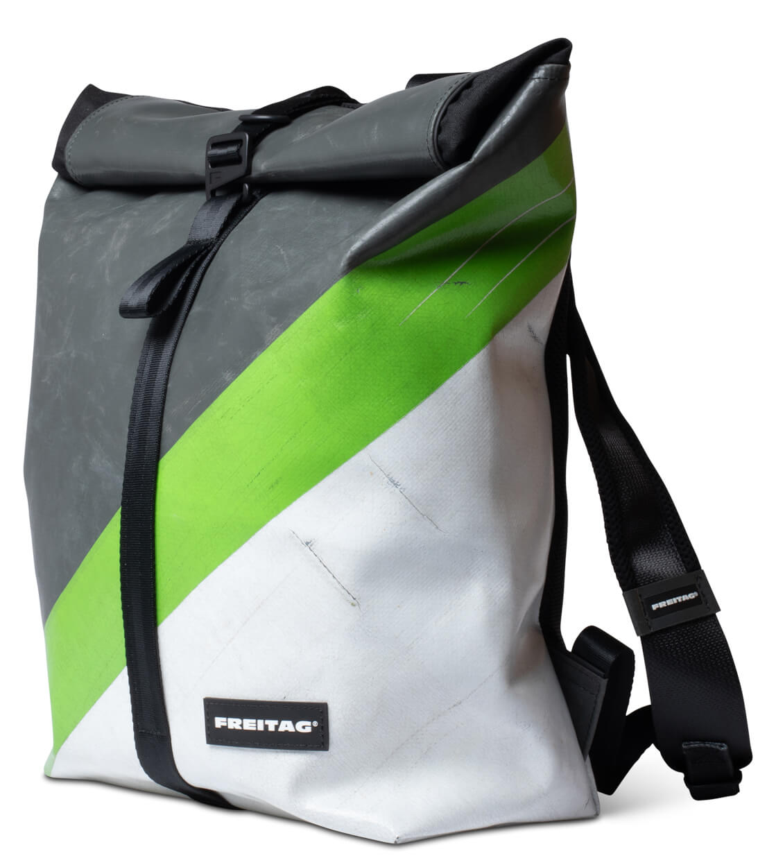 Freitag Backpack Clapton grey/white/green