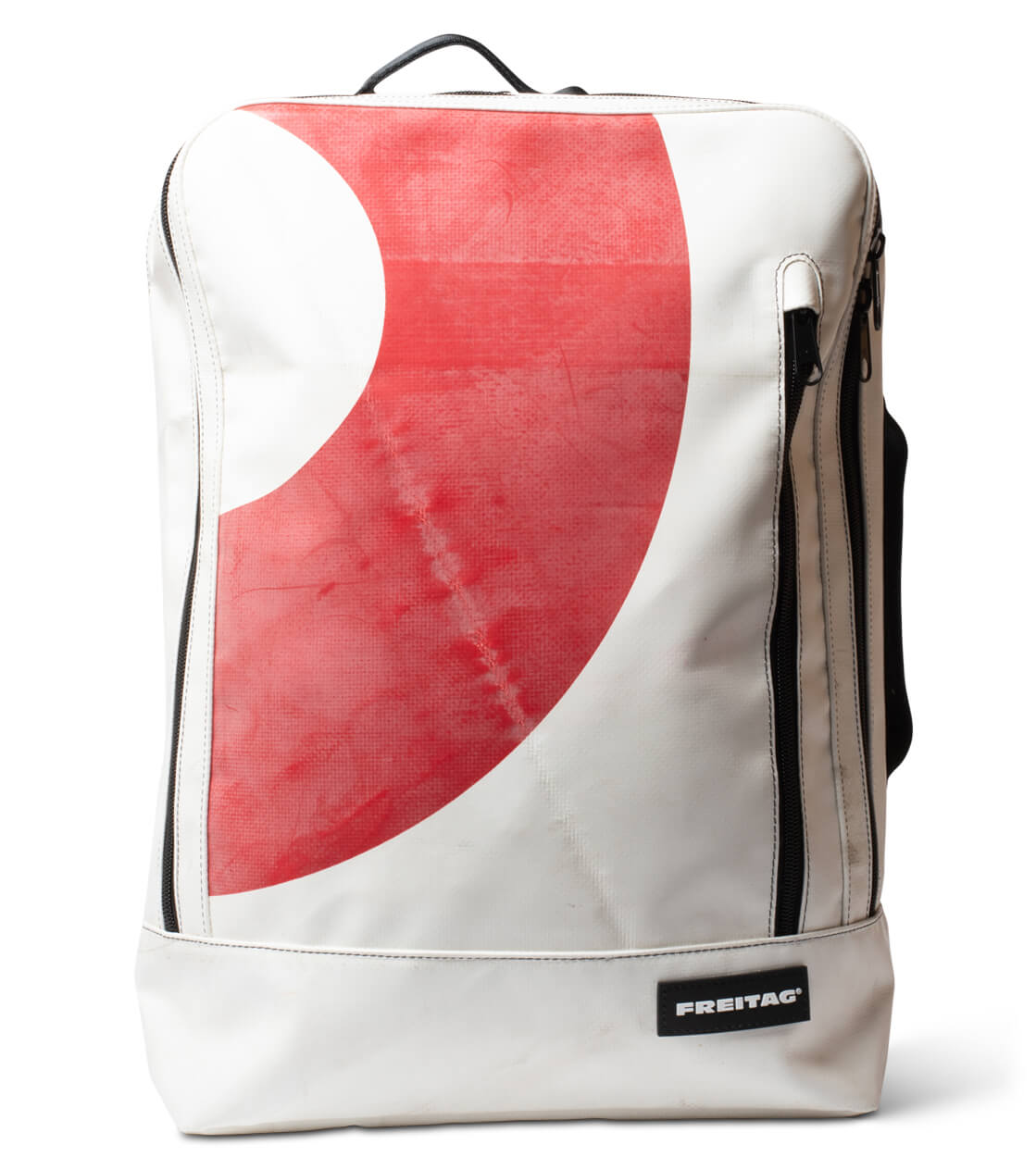 Freitag Backpack Hazzard white/red