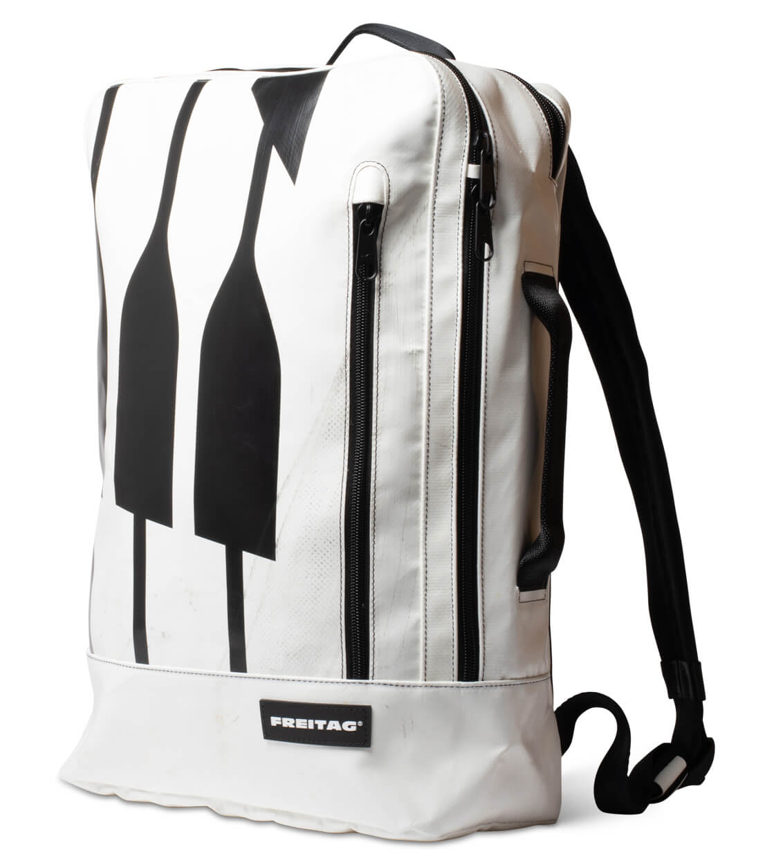 Freitag Backpack Hazzard white/black