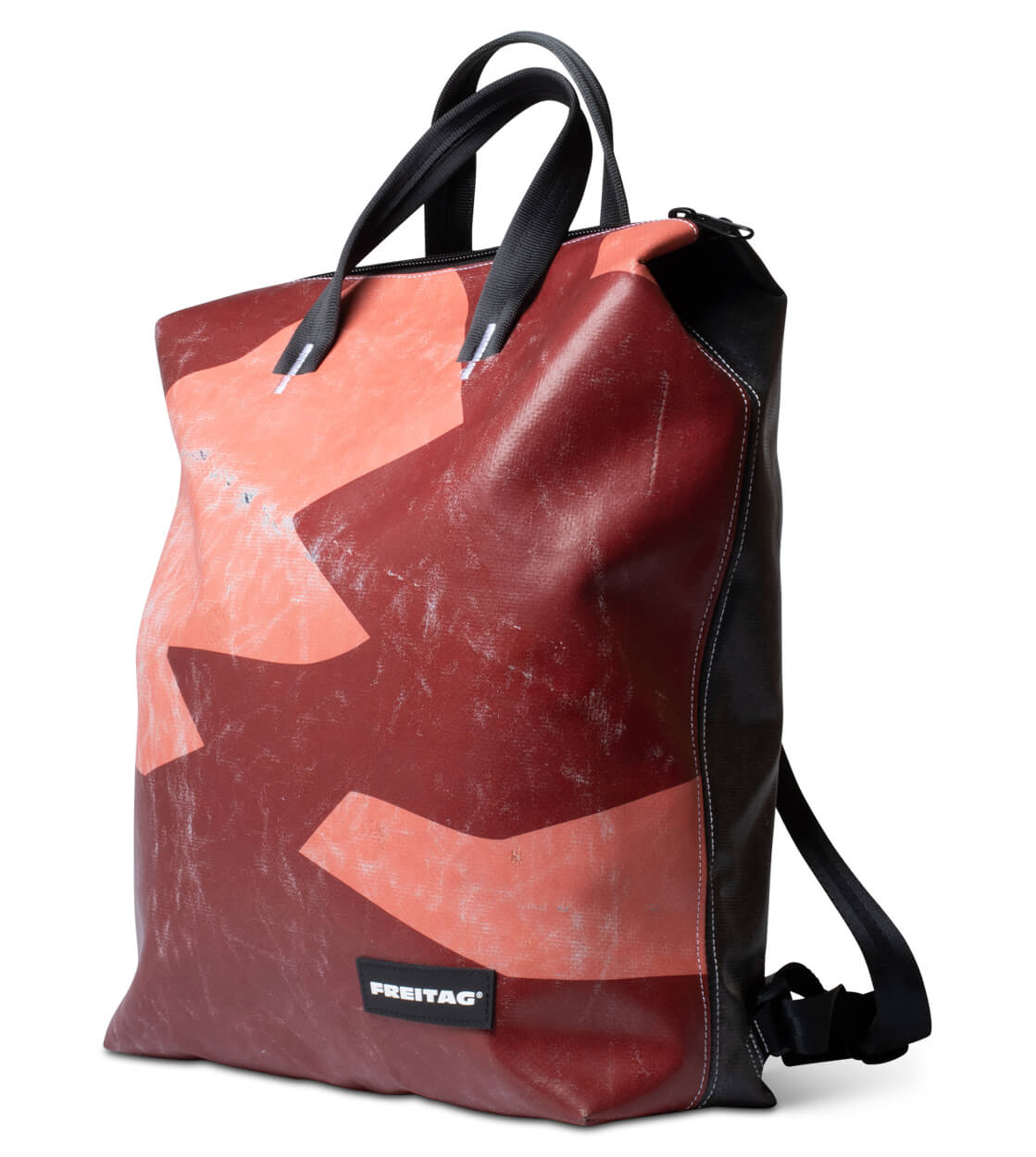 Freitag Backpack Pete red/pink/black