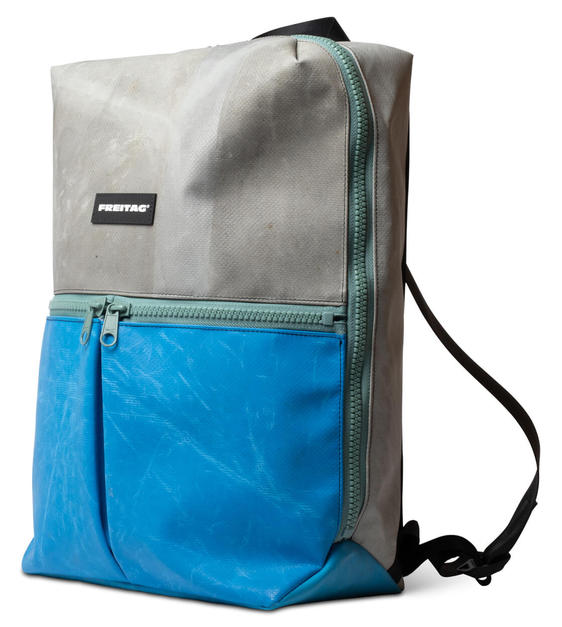 Freitag Backpack Fringe grey/blue/green