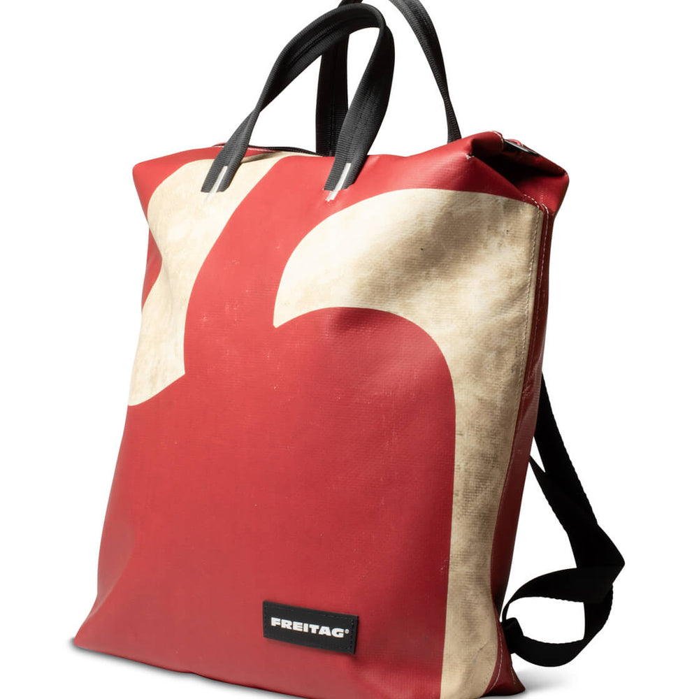 Freitag Backpack Pete red/beige