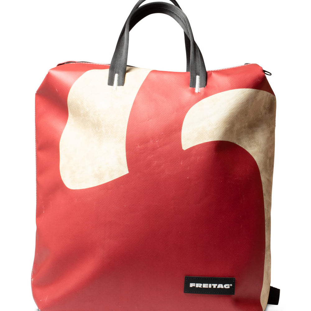 Freitag Backpack Pete red/beige