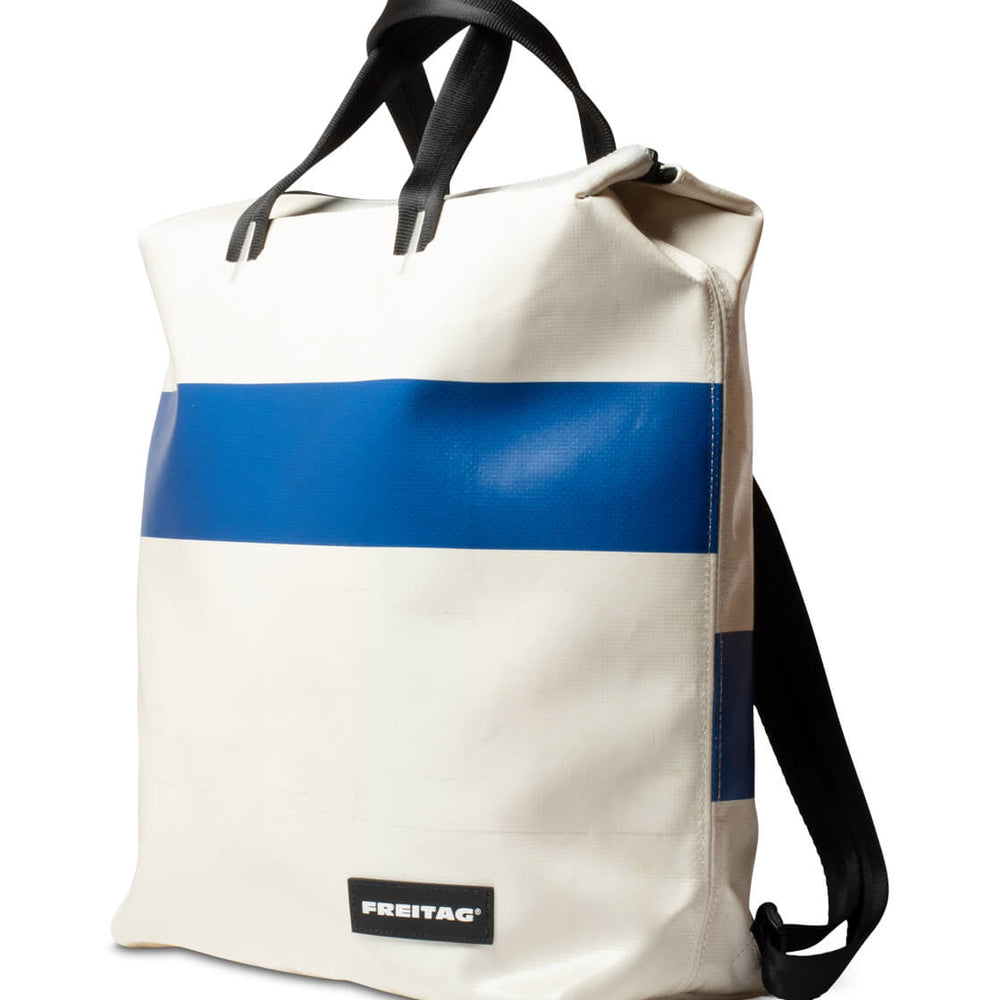 Freitag Backpack Pete white/blue
