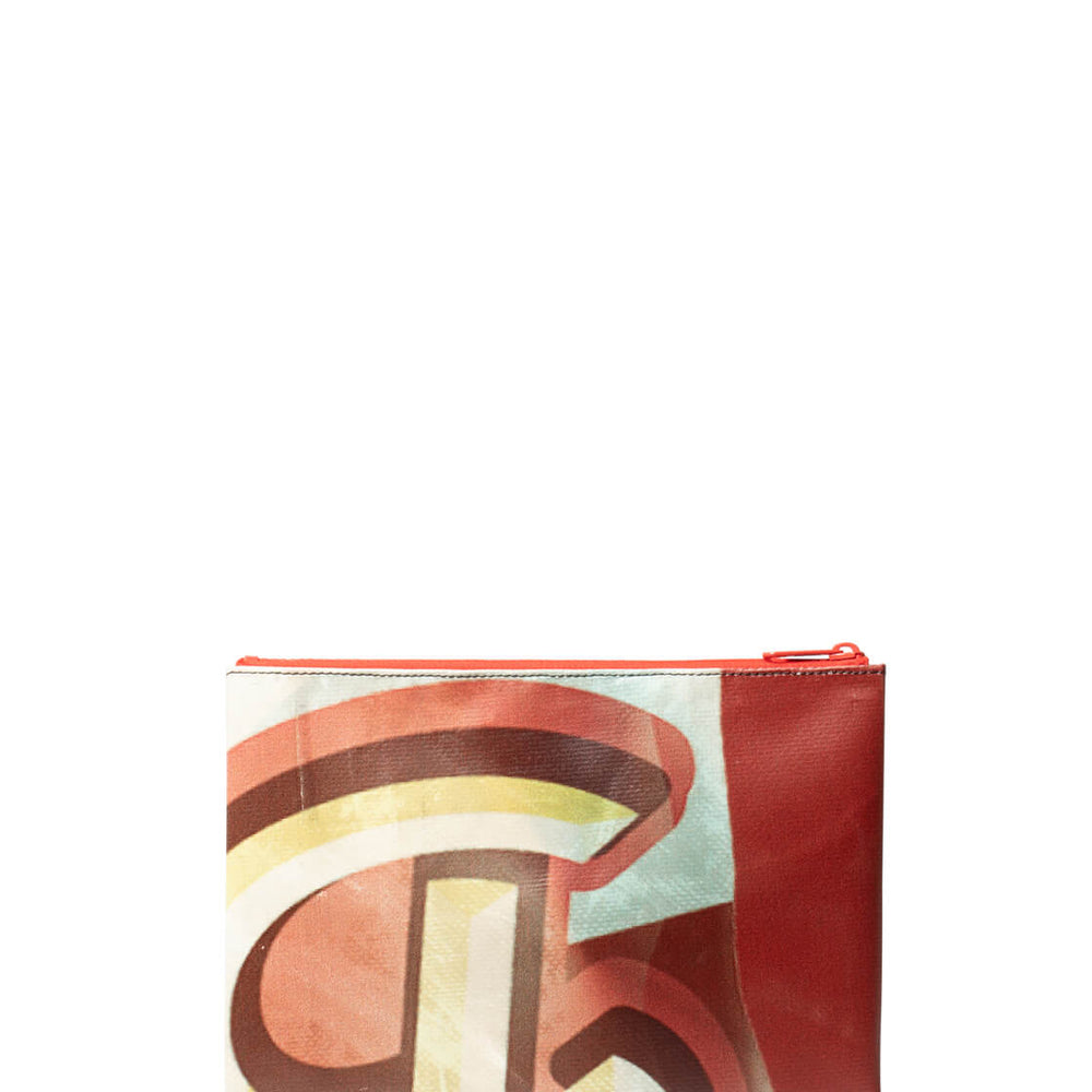 Freitag Pouch Chuck red/yellow/beige