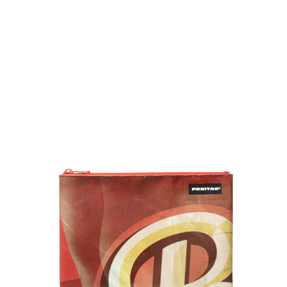 Freitag Pouch Chuck red/yellow/beige