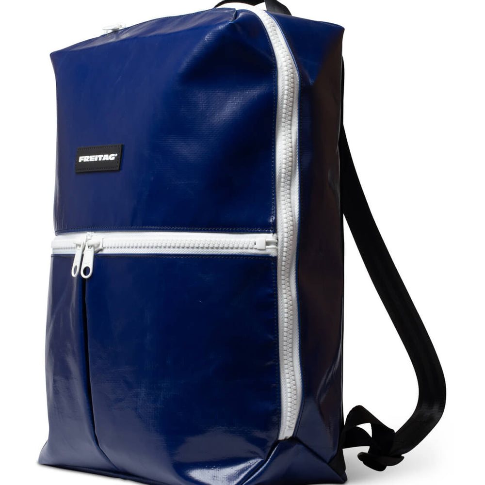 Freitag Backpack Fringe blue/white