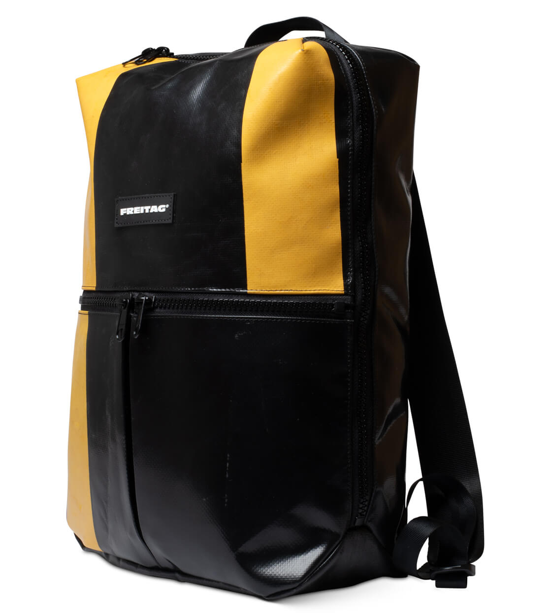 Freitag Backpack Fringe black/yellow/black
